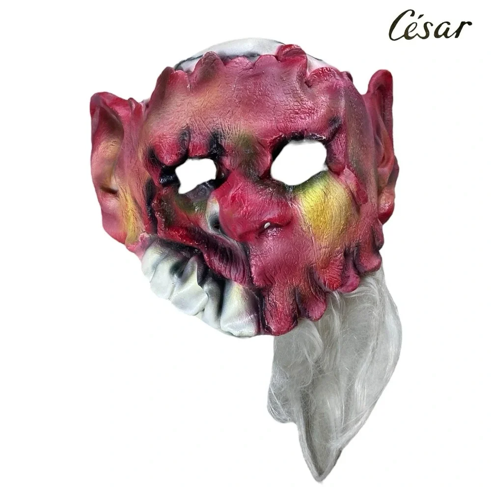 VTG 1994 César‎ Latex Full Mask Monster Demon Horror France Halloween Prop RARE